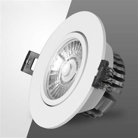 Le blanc chaud 2700k est bien adapté. Détails sur Dimmable 10W LED Spot Encastré COB Lampe ...