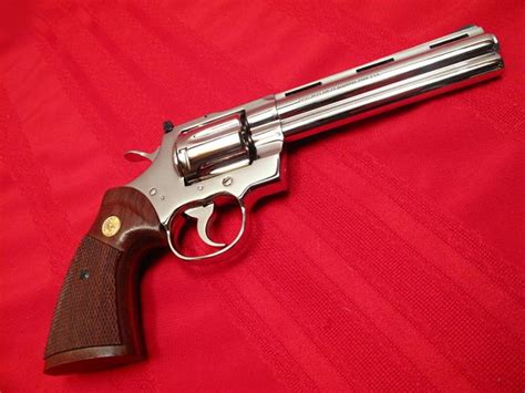 Colt Python 357 Magnum 6 Inch Nickelgorgeous Mint