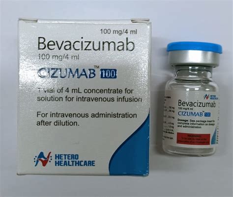 Hetero Healthcare Ltd Cizumab 100 Mg Injection Packaging Type Box At