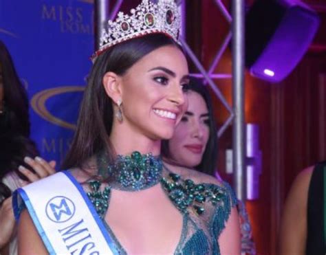 21 Year Old Student Crowned Miss World Dominican Republic