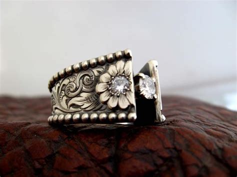 Custom Made Western Wedding Rings By Travis Stringer Contact Us On