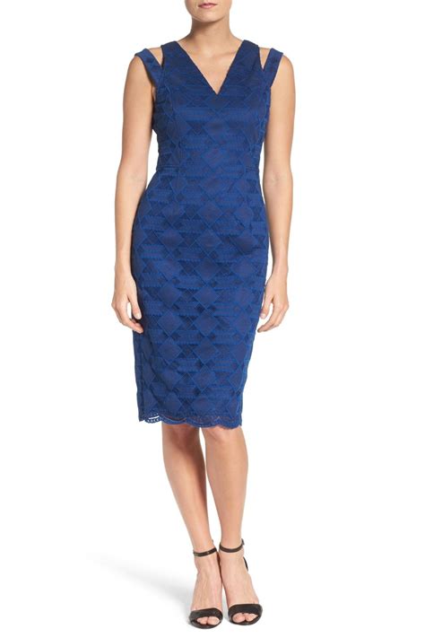 Cutout Midi Dress by Maggy London on @nordstrom_rack | Maggy london dresses, Dresses, Lace blue ...