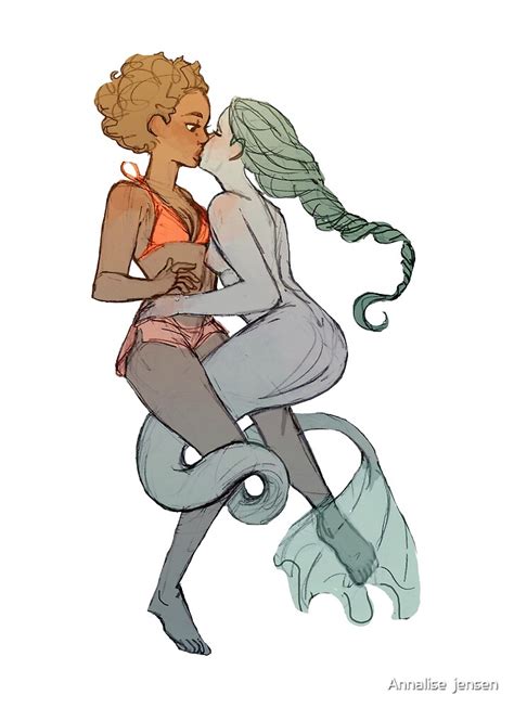 Queer Mermaids 1 By Annalise Jensen Redbubble