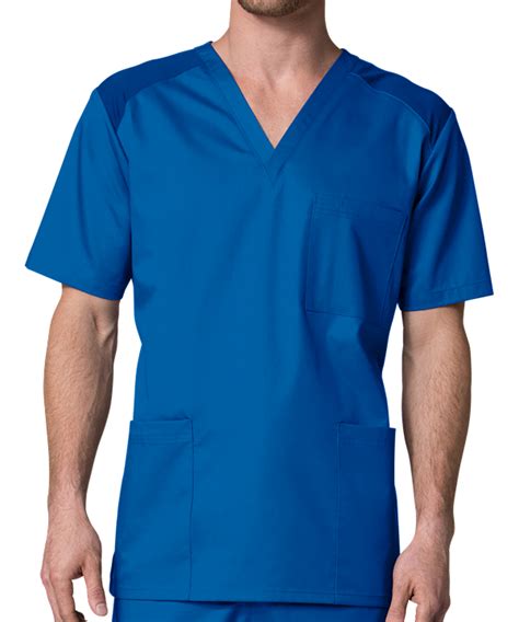 Our EON Mens Scrub Top Has All The Necessities For Any Guy In The