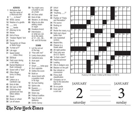 Free Printable Nyt Sunday Crossword Puzzles Pin On Pro Crosswords