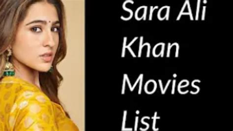 Sara Ali Khan All Movie Sara Ali Khan Top 10 Movies Youtube