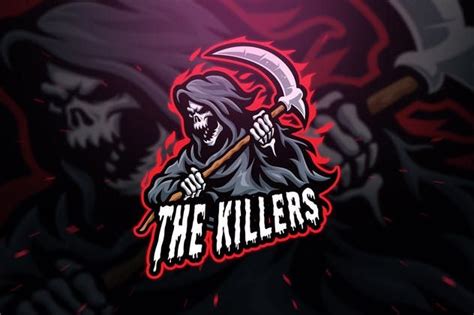 Grim Reaper Sniper Sport And Esport Logo Template By Blankids On In