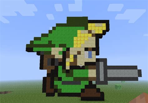 Link Minecraft Pixel Art By Ask Tailsdoll On Deviantart