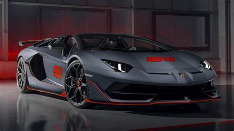 2020 Lamborghini Aventador Svj 63 Roadster Hintergrundbilder Und