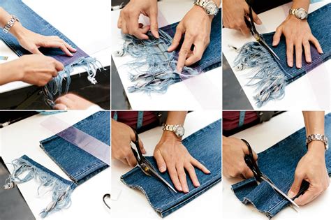 Heres How To Hem Jeans Without Losing The Frayed Hem Glamour