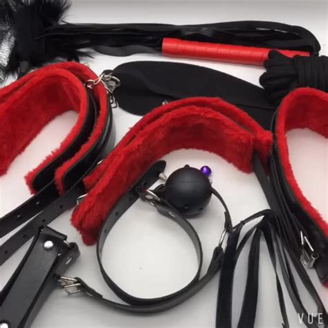 China Pieces Set Leather Bdsm Bondage Restraints Kit For Women Buy Bdsm Bondage Bondage