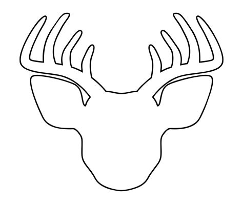Whitetail Deer Pumpkin Stencil