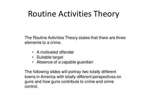 The theory of grammatical gradation the nature of stylistic effect the mechanism of stylistic the vivid example of the grammatical metaphor is the use of historical present (see lecture n 6). Routine activities theory