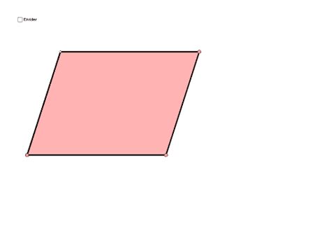 Area of a Parallelogram Demonstration - GeoGebra