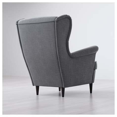 A traditional look with modern comfort that's why we created strandmon wing chair. STRANDMON wing chair, Grey | IKEA Greece