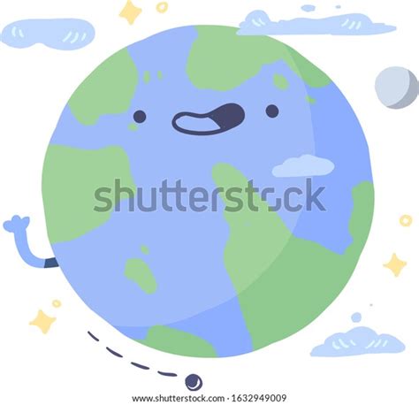 Earth Doodle Globe Vector Illustration Stock Vector Royalty Free