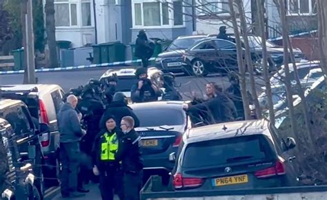 live armed police second day standoff with father and son in coventry house whl news