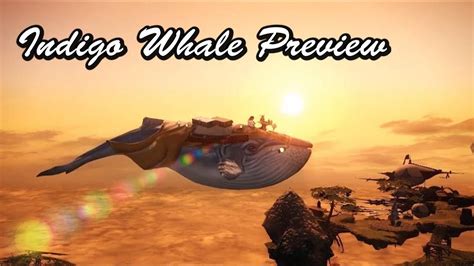 Ffxiv Indigo Whale China Exclusive Mount Youtube