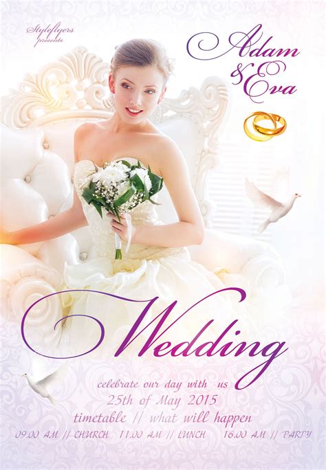 Wedding Flyer Template Free Web Free Download This Wedding Flyer
