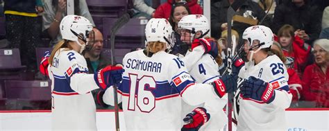 Game Day Us And Canada Set For Womens Worlds Gold Medal Game