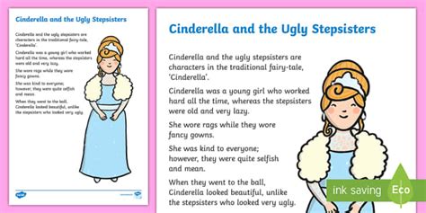 Cinderella And The Ugly Stepsisters Literary Description Writing Sample