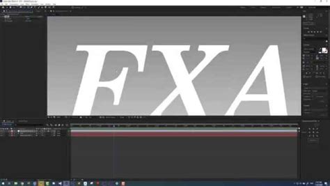 آموزش استفاده اسکریپت افترافکت Fxaa Fast Approximate Anti Aliasing
