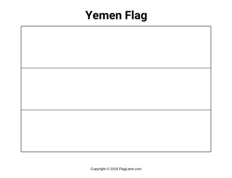 Free Middle Eastern Flag Coloring Pages