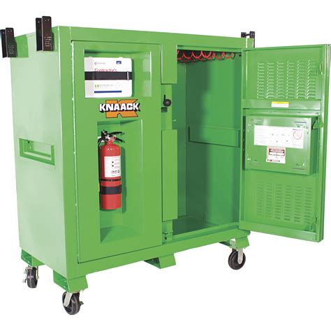 Knaack Safety Kage Cabinet — Green 594 Cu Ft 60inw X 30ind X