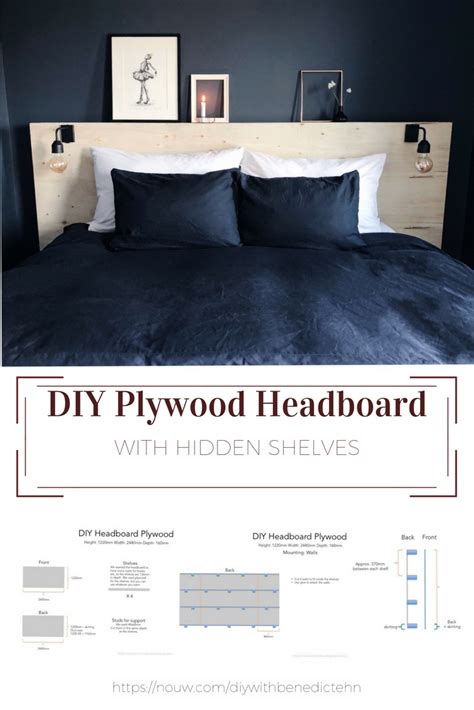 Diy Plywood Headboard Sengegavl I Kryssfiner Artofit