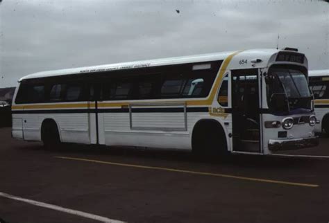 North San Diego County Transit Gm New Look Bus Kodachrome Original