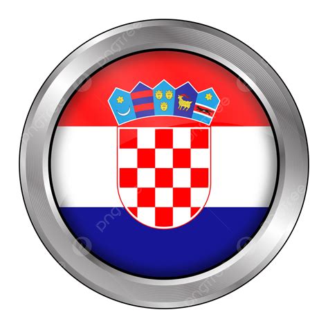 Badge Croatia National Football Team Vector Football Flag Croatia