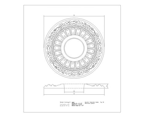 Architectural Rosettes Dwg15 Thousands Of Free Autocad Drawings