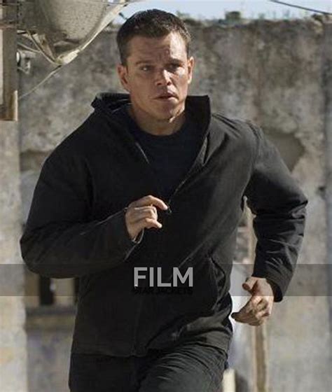 Jason Bourne Matt Damon Black Jacket The Bourne Ultimatum Jason