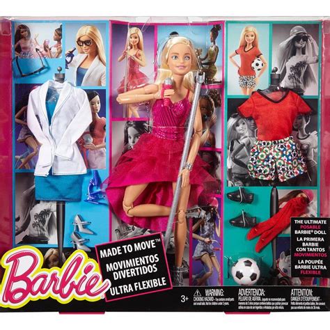 Explore Three Different Careers With This Made To Move Barbie Doll Her