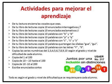 Excelentes Actividades Para Mejorar El Aprendizaje Material Educativo