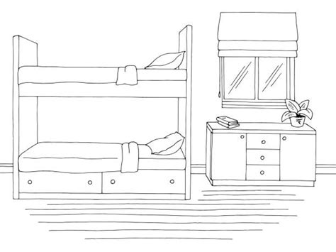 How To Draw A Bunk Bed Birdremote26