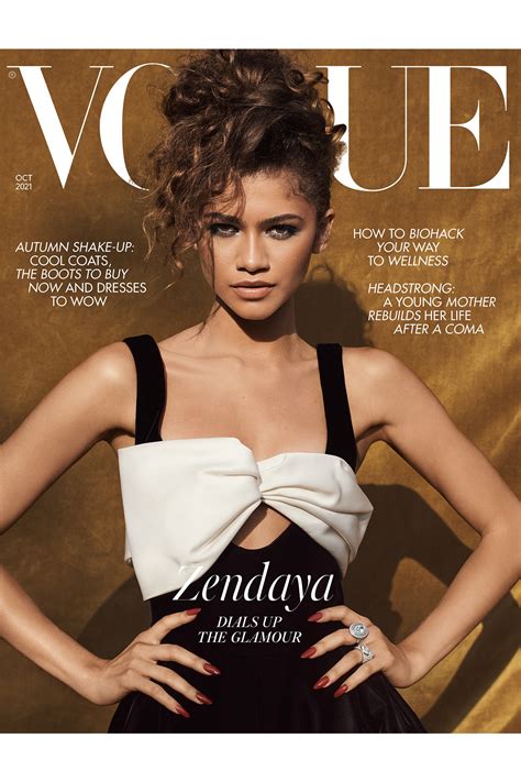 Zendaya Is British Vogues October 2021 Cover Star British Vogue