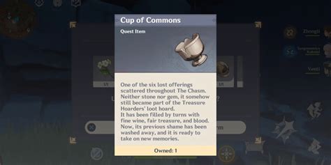 Genshin Impact: How To Get The Cup Of Commons
