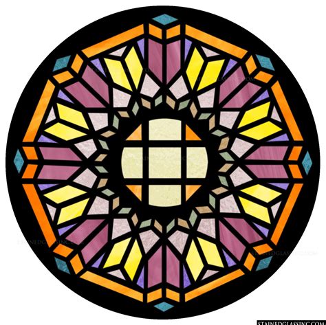 Kaleidoscope In Stained Glass Religious Stained Glass Window
