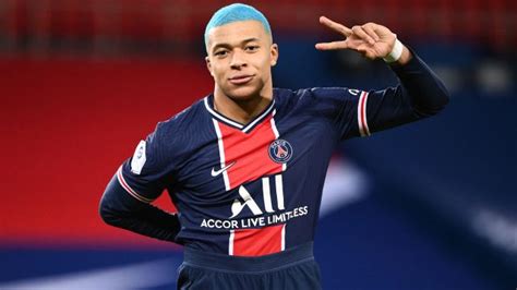 Five minutes later, he stopped and said 'kylian, you could do that in a match.' Blue-haired Mbappe helps PSG keep pace with Lille ahead of ...