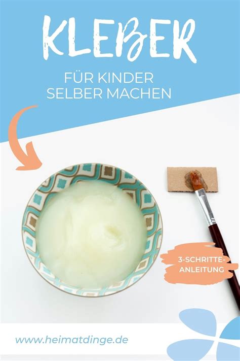 Ungiftigen Kleber in 5 min selber machen - Heimatdinge in 2021 | Kleber