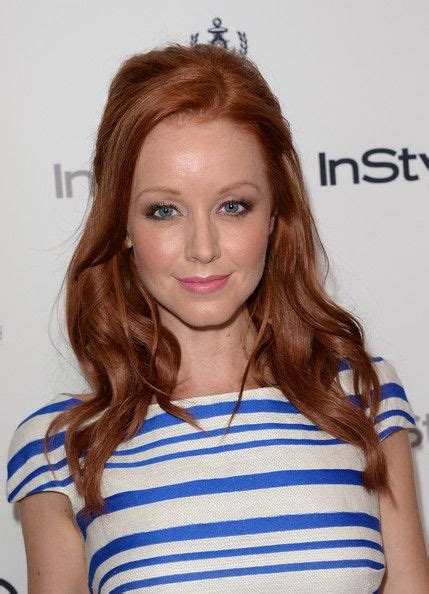 Lindy Booth Half Up Half Down Lindy Booth Celebrity Hair Trends Redhead Hairstyles