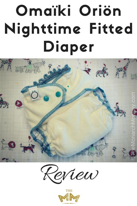 Omaiki Orion Nighttime Fitted Diaper Review Giveaway Diaper Review