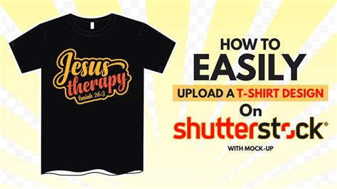 how to easily upload a t shirt design on shutterstock t shirt design tutorial youtube