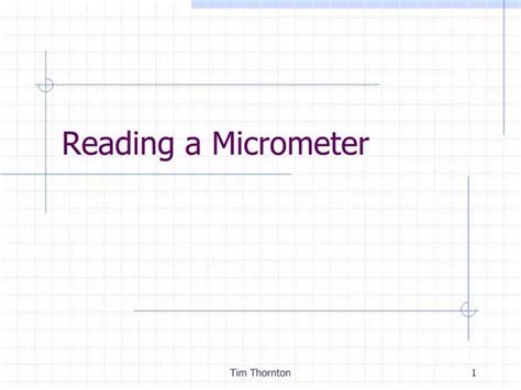 Ppt Reading A Micrometer Powerpoint Presentation Free Download Id