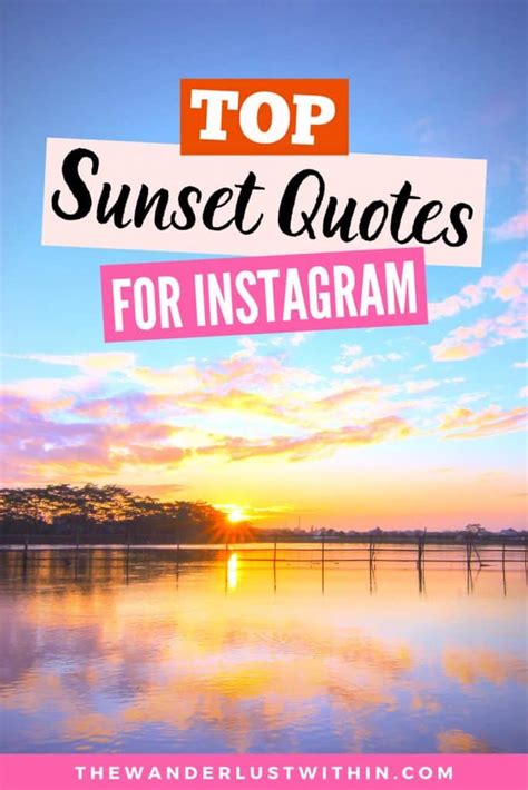 300 perfect sunset captions for instagram puns quotes sayings 2023 the wanderlust within