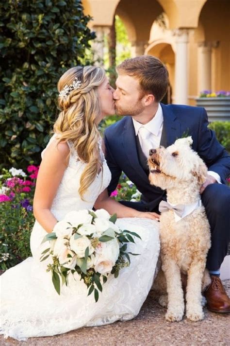 Bride And Groom With Dog Wedding Photo Ideas Emmalovesweddings