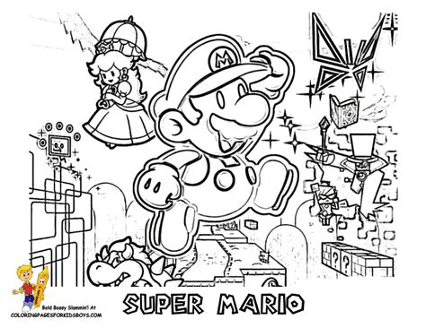 So, you should scroll through this page, and then you can take a look at castle coloring pictures co. Mario Bros Coloring | Super Mario Bros| Free Coloring ...
