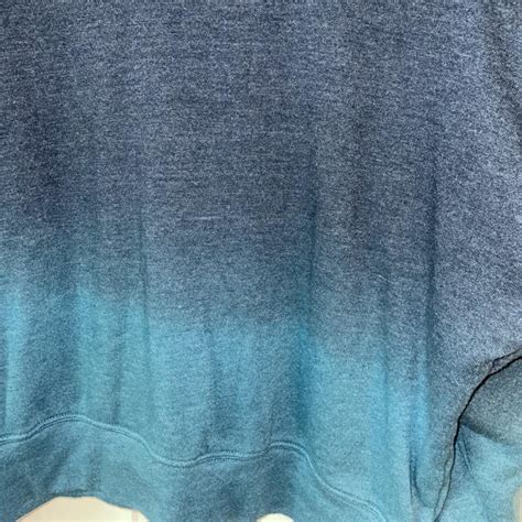 Long Sleeve Blue Ombré Pullover Free Depop