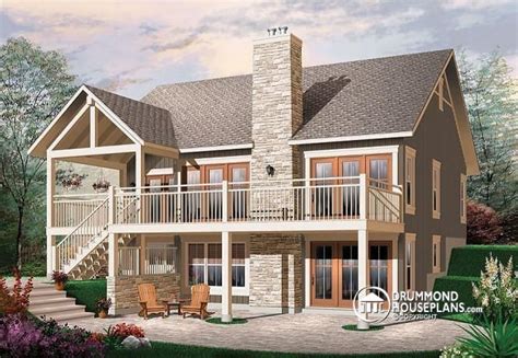 Walk Out Basement Design Ranch House Plans With Walkout Basement